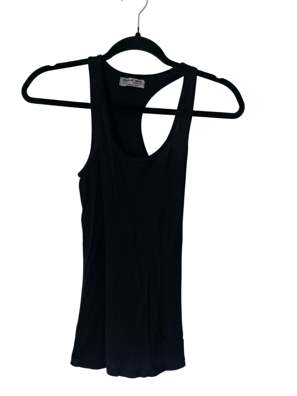 Michael Stars Black Racerback Tank